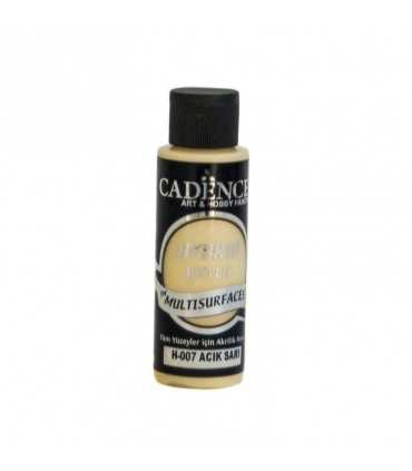 12553.jpg Cadence Hybrid Acrylic for Multisurfaces Semi Matt - H-007 Light Yellow, 70ml
