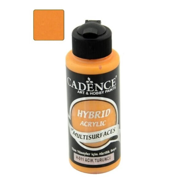 12556.jpg Cadence Hybrid Acrylic for Multisurfaces Semi Matt - H-011 Light Orange, 70ml