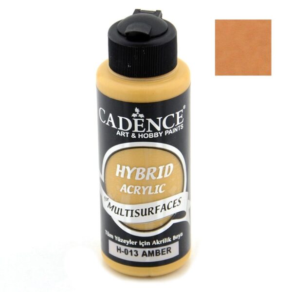 12558.jpg Cadence Hybrid Acrylic for Multisurfaces Semi Matt - H-013 Amber, 70ml