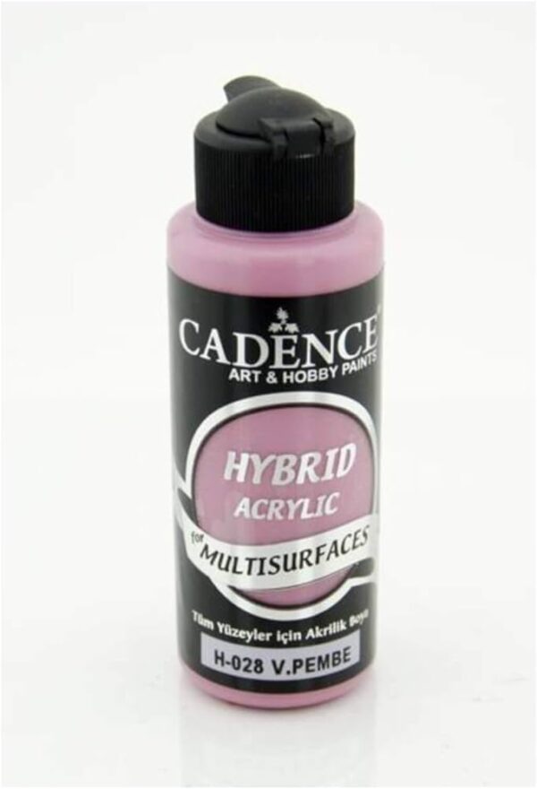12568.jpg Cadence Hybrid Acrylic for Multisurfaces Semi Matt - H-028 Victoria Pink, 70ml