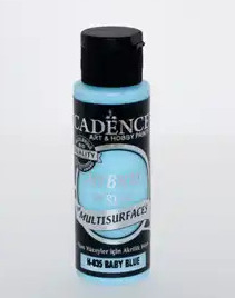 12575.jpg Cadence Hybrid Acrylic for Multisurfaces Semi Matt - H-035, Baby Blue 70ml