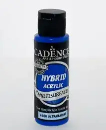 12578.jpg Cadence Hybrid Acrylic for Multisurfaces Semi Matt - H-038, Ultramarin Blue 70ml