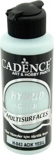 12580.jpg Cadence Hybrid Acrylic for Multisurfaces Semi Matt - H-043, Light Green 70ml