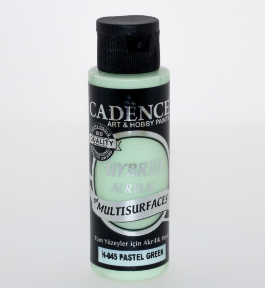 12582.jpg Cadence Hybrid Acrylic for Multisurfaces Semi Matt - H-045, Pastel Green 70ml