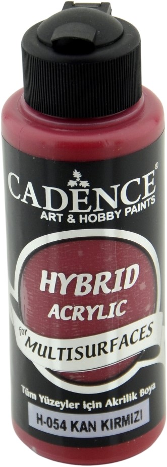 12587.jpg Cadence Hybrid Acrylic for Multisurfaces Semi Matt - H-054, Blood Red 70ml