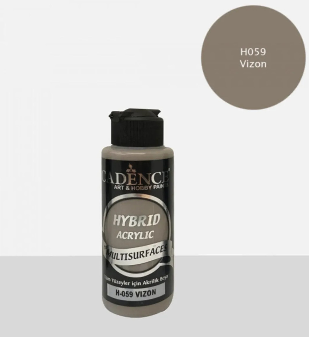 Cadence Hybrid Acrylic for Multisurfaces Semi Matt - H-059, Mink 120ml - Bilde 1