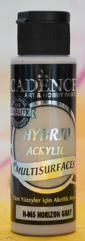 12595.jpg Cadence Hybrid Acrylic for Multisurfaces Semi Matt - H-065, Horizon Gray 70ml