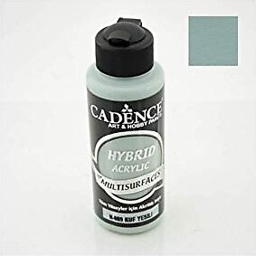12600.jpg Cadence Hybrid Acrylic for Multisurfaces Semi Matt - H-089, Mould Green 70ml