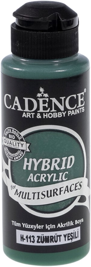 12611.jpg Cadence Hybrid Acrylic for Multisurfaces Semi Matt - H-113, Emerald Green 70ml