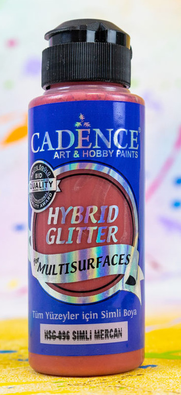 12626.jpg Cadence Hybrid Glitter - Silver - for Multisurfaces Semi Matt - HSG-096, Coral 120ml
