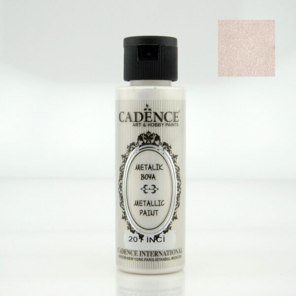 12634.jpg Cadence Metallic Paint - 201 Pearl, 70ml