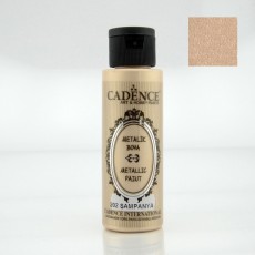 12635.jpg Cadence Metallic Paint - 202 Champaigne, 70ml