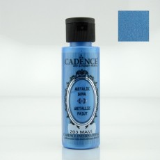 12636.jpg Cadence Metallic Paint - 203 Blue, 70ml
