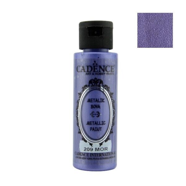 12640.jpg Cadence Metallic Paint - 209 Purple, 70ml
