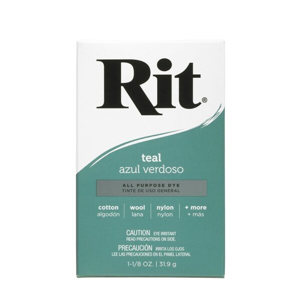 12644.jpg Rit Powder Dye Tekstilfarge 31,9g – Teal