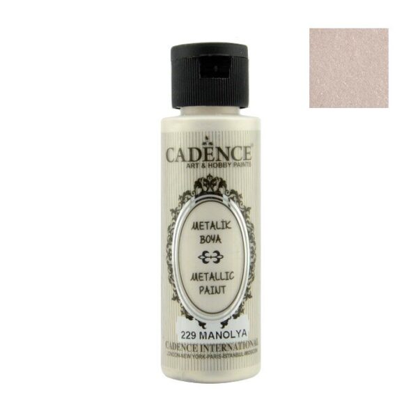 Cadence  Metallic Paint - 229 Magnolia, 70ml