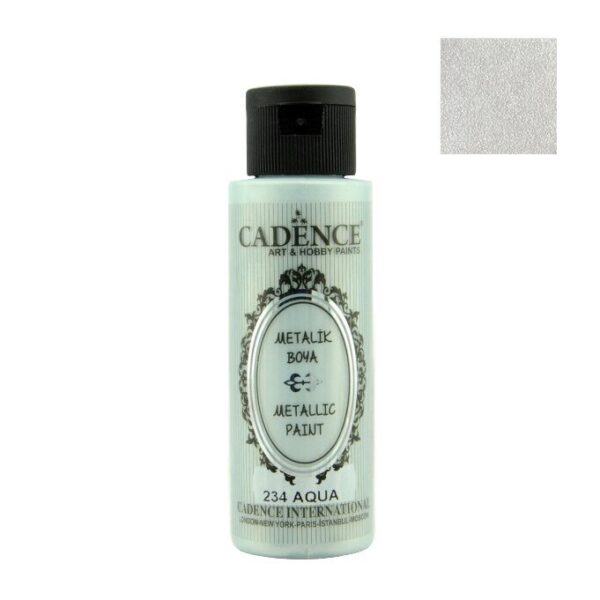 Cadence  Metallic Paint - 234 Aqua, 70ml