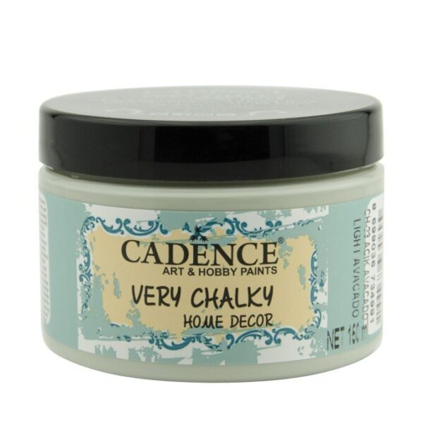12693.jpg Cadence Very Chalky Home Decor Ultra Matt Velvety Acrylic Paint - CH-23 Light Avocado, 150ml