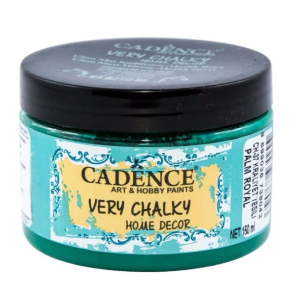 12699.jpg Cadence Very Chalky Home Decor Ultra Matt Velvety Acrylic Paint - CH-37 Palm Royal, 150ml