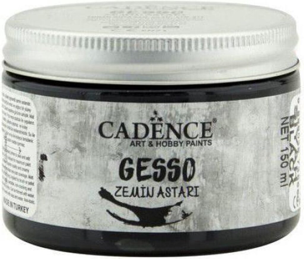 Cadence Gesso Acrylic Paint - Black 150ml