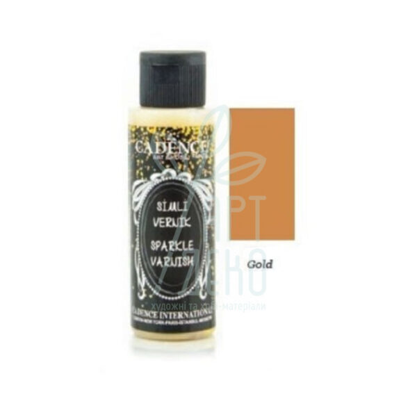 Cadence Sparkle Varnish Gold 70ml