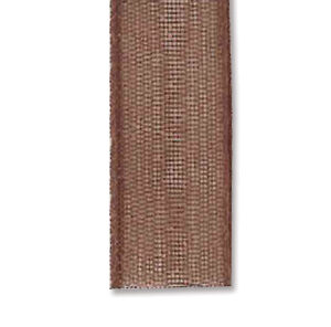 Organza bånd 15mm – 18 Brun – 10m - Bilde 1