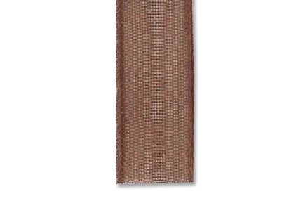 Organza bånd 15mm – 18 Brun – 10m