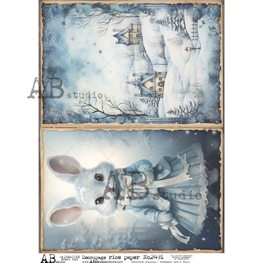 ABstudio Rispapir A4  No.2491 - Bilde 1