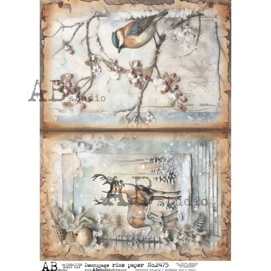 ABstudio Rispapir A4  No.2475 - Bilde 1