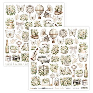 ScrapBoys Romantic Garden  SB-ROGA-07  Klippeark - Bilde 1
