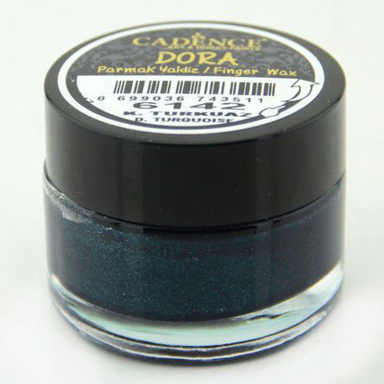 12905.jpg Cadence Water Based Finger Wax - 6142 Turquise 20ml