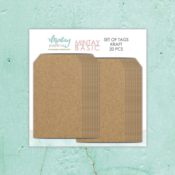 Mintay Basic - Kraft Tags, 20stk