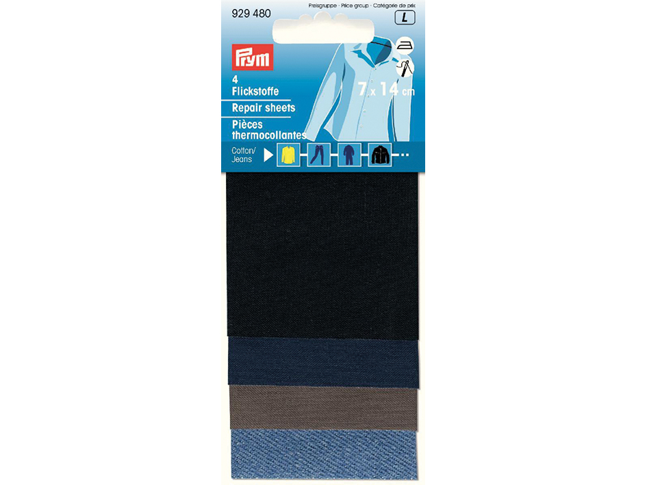 Prym Strykelapp Jeans/Denim mini – 4 ass.farger - Bilde 1