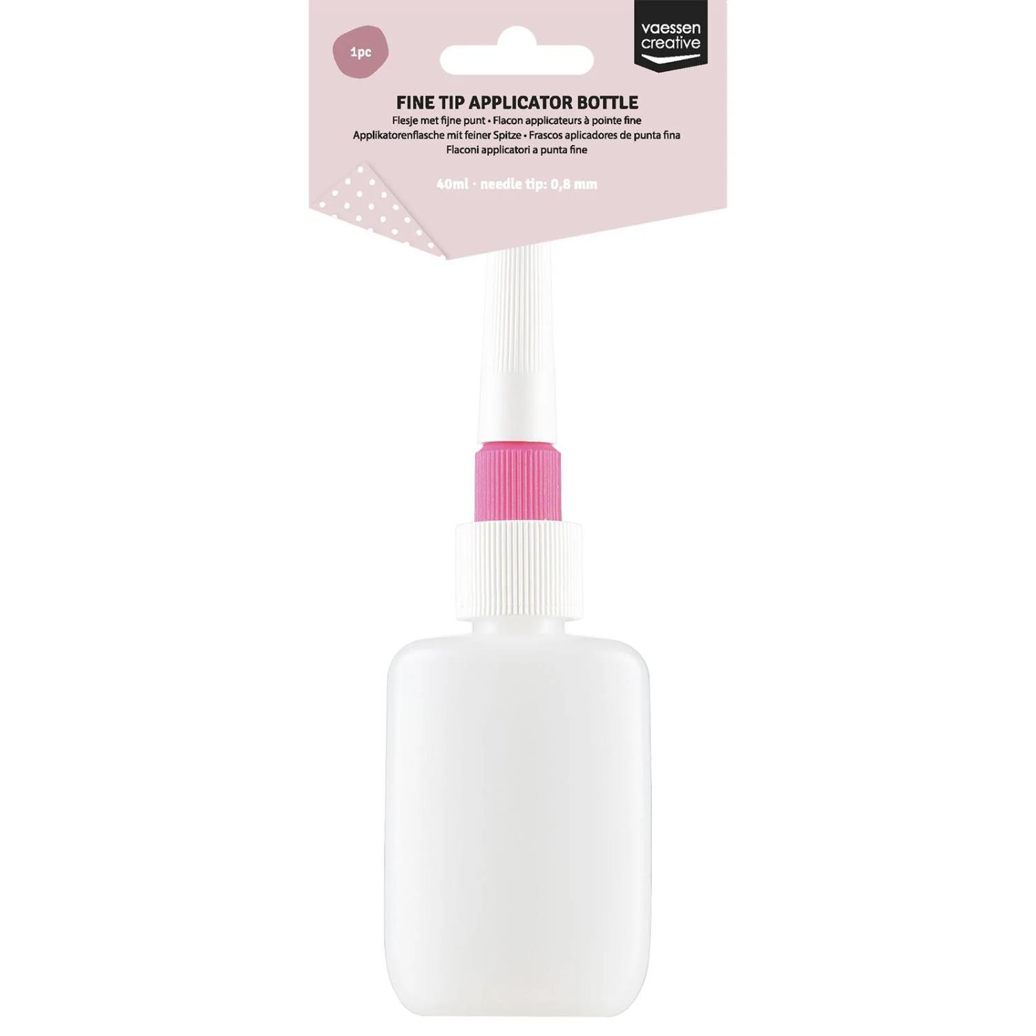 Vaessen Creative • Fine Tip Applicator Bottle 0.8mm 40ml - Bilde 1