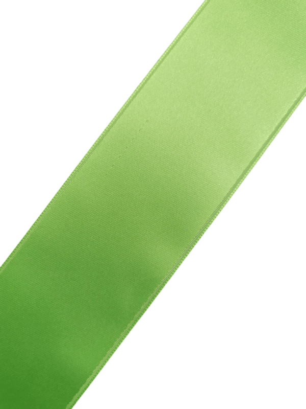 13106.png Satin Luxe Double Face 25mm Eple Grønn