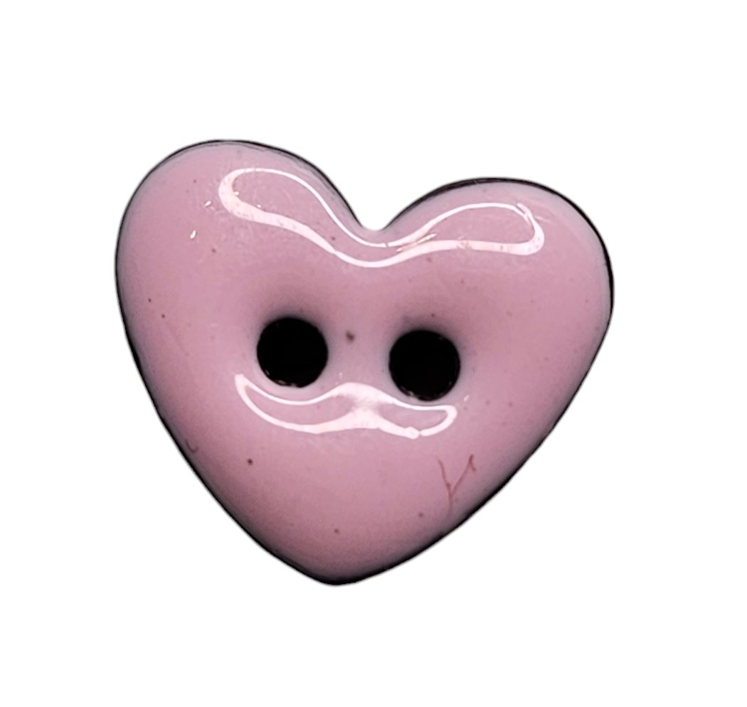 Knapp, 15mm 2 hulls Rosa - Bilde 1