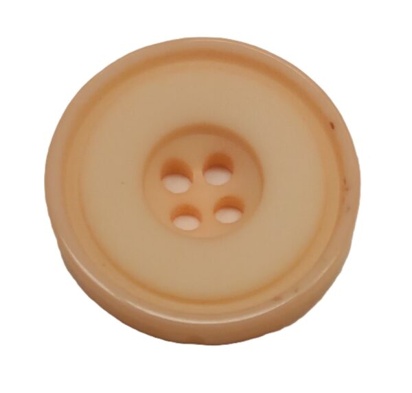 Knapp, 18mm 4 hulls Ecru