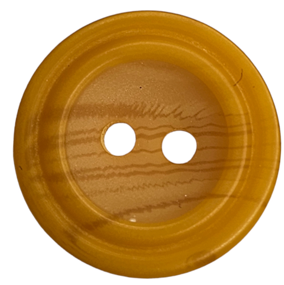 Knapp, 2 hulls 15mm Gul - Bilde 1