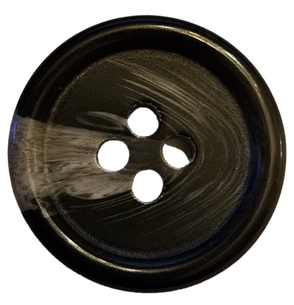 Knapp, 2 hulls 20mm Sort