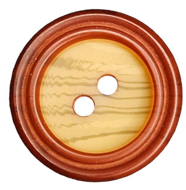 Knapp, 2 hulls 20mm Vinrød