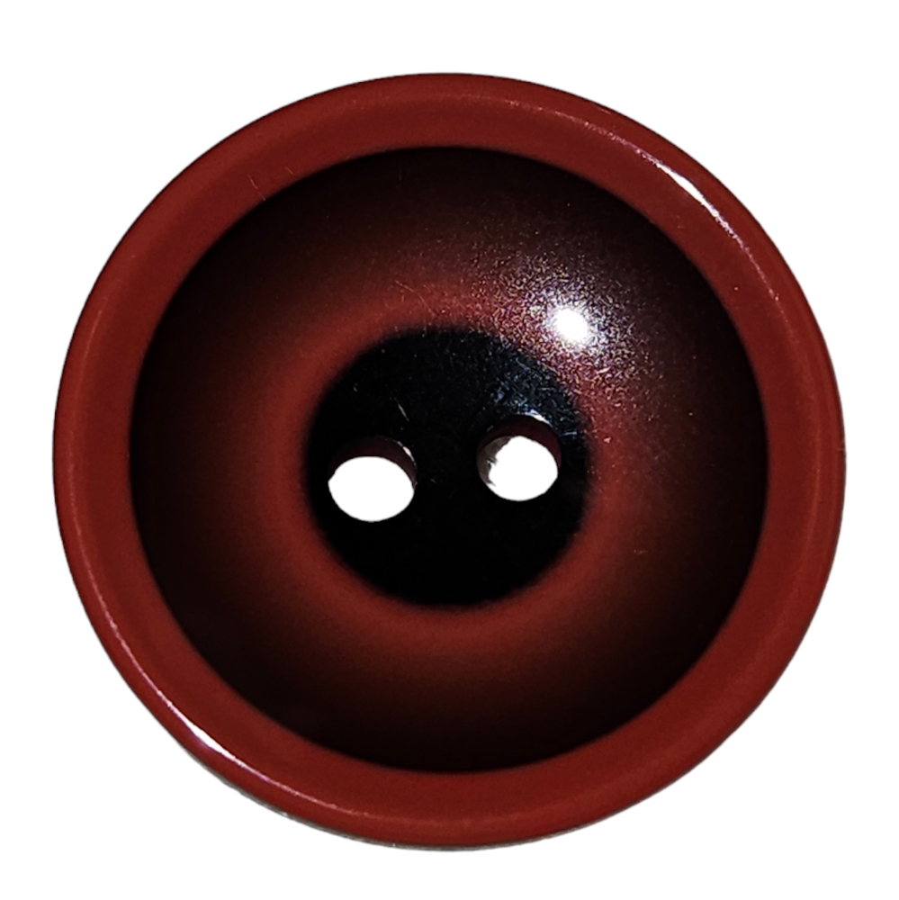 Knapp, 2 hulls 22mm Rød - Bilde 1