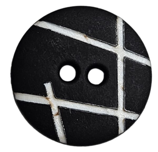 Knapp, 23mm , 2 hulls Sort