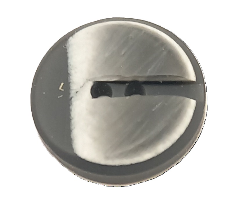 Knapp, 18mm 2hulls Grå - Bilde 1