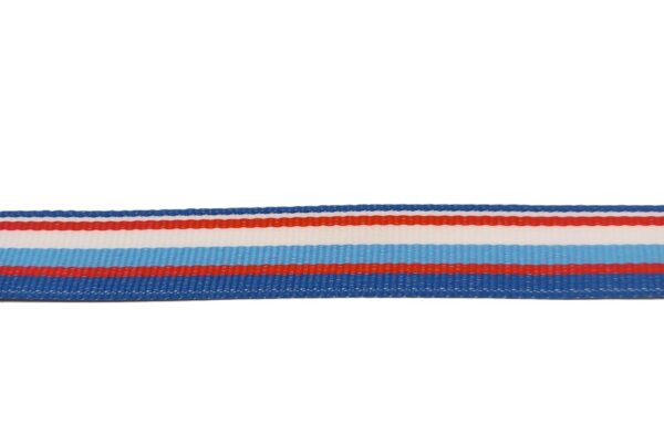 Bånd Rød/Blå/Hvit striper 15mm