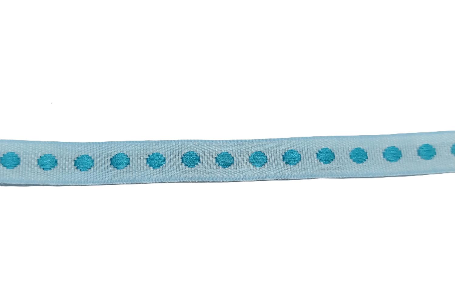 Bånd Blå med prikker - Bilde 1