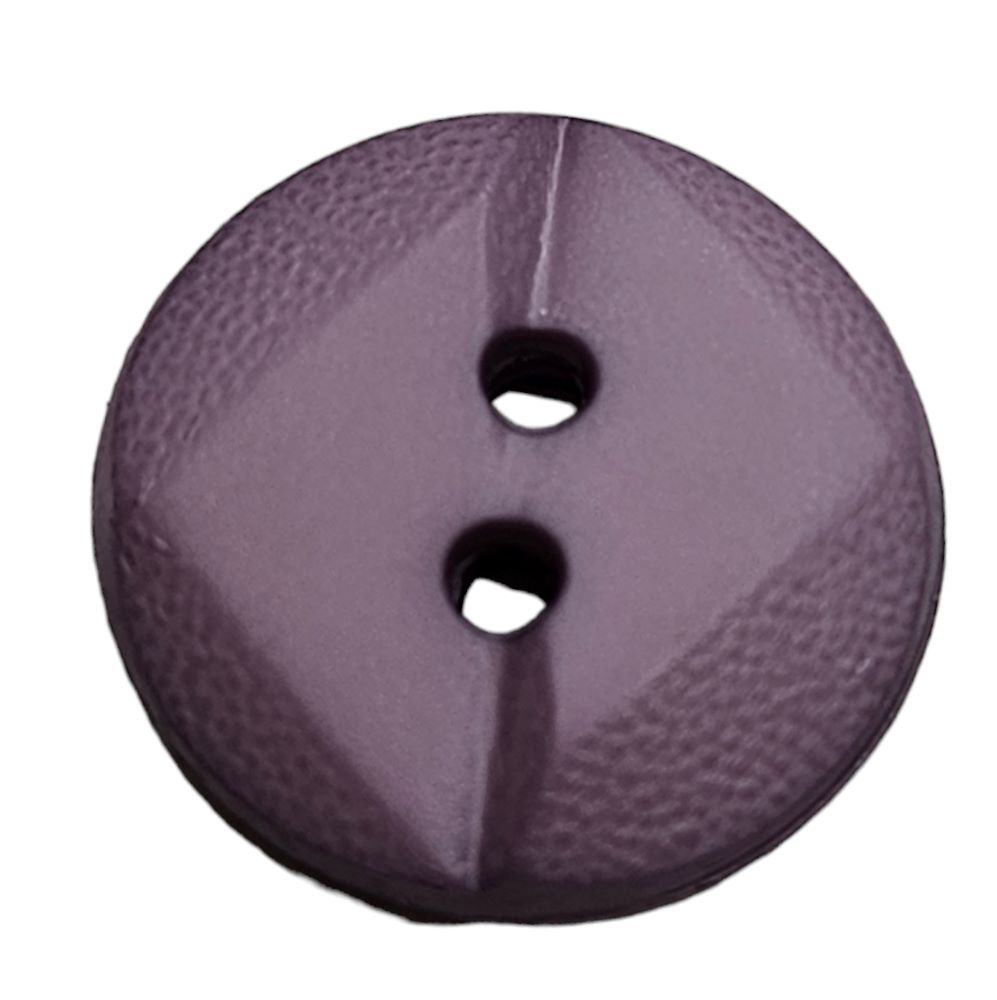 Knapp, 2 hulls, 14mm, Lilla - Bilde 1