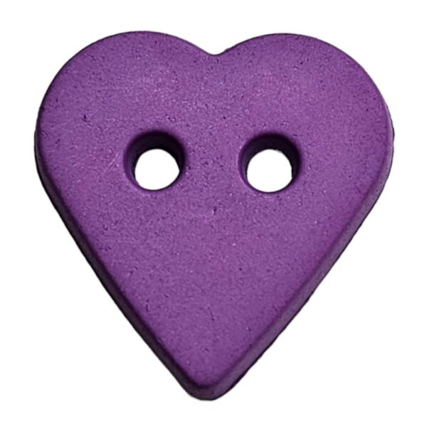 13253.jpg Knapp, 2 hulls, 15mm, Lilla Hjerte