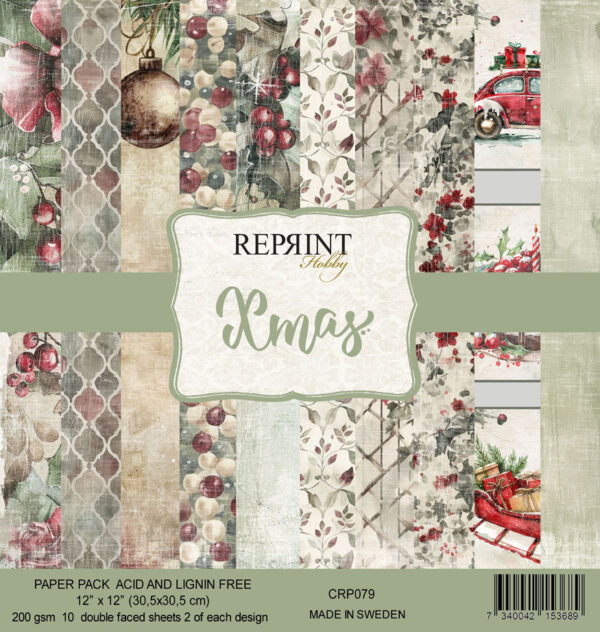 13269-1.jpg Reprint - X-Mas Collection 12x12" Blokk