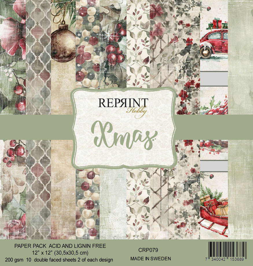 Reprint - X-Mas Collection 12x12" Blokk - Bilde 1
