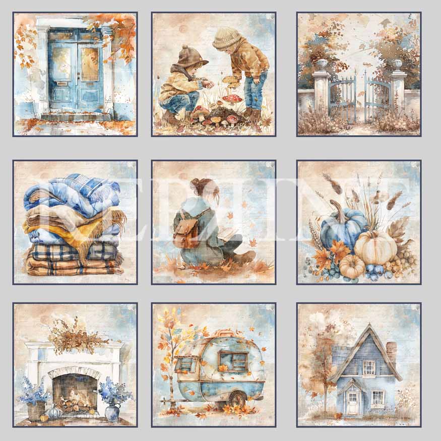 Reprint Hello Fall Collection - Tags - Bilde 1